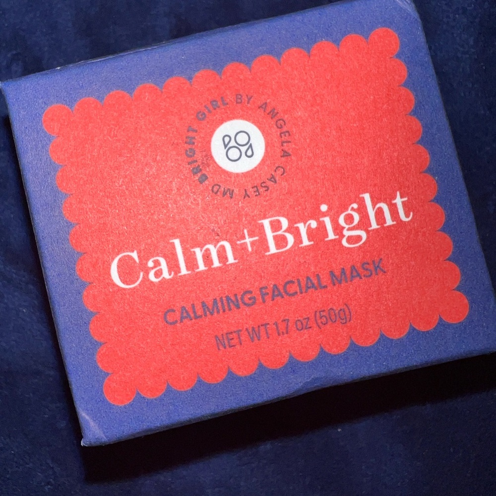 Calm + Bright face mask
